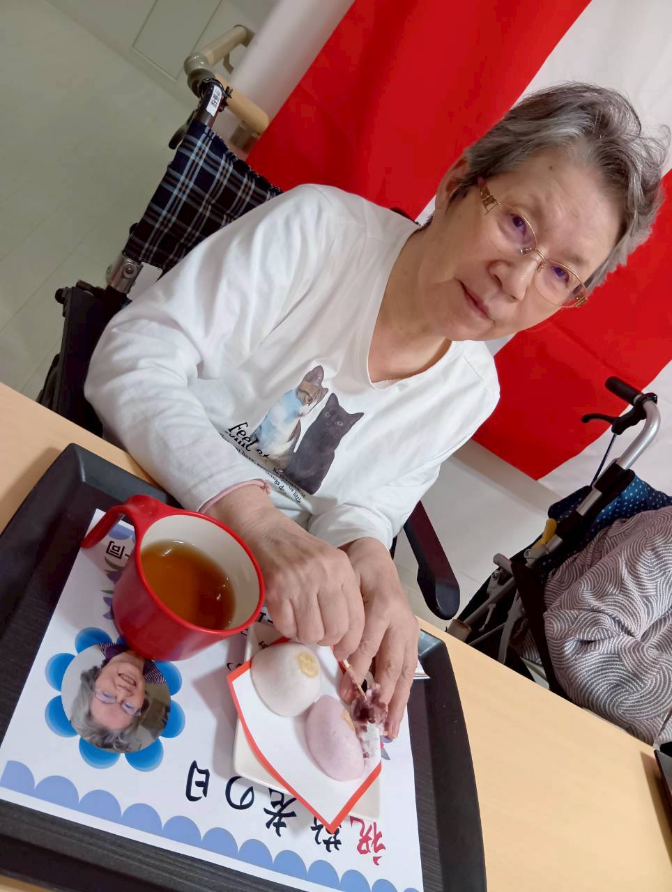 紅白饅頭(❁´◡`❁)