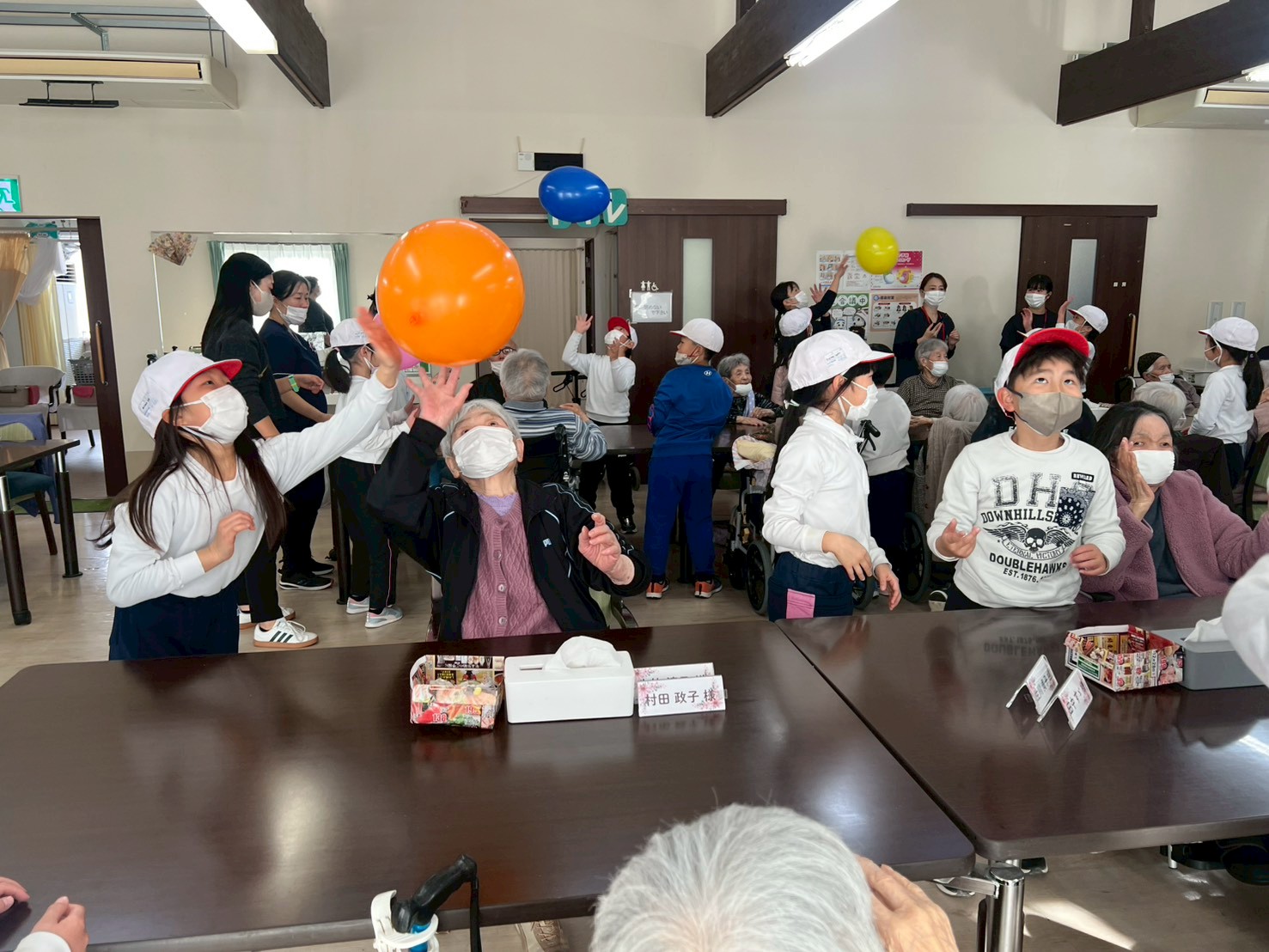 笑顔いっぱいの地域交流🏐